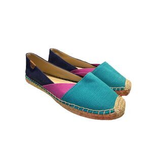 Women's Sperry Top-Sider Katama Cape Teal/Pink/Navy Casual Shoe Size 7.5
